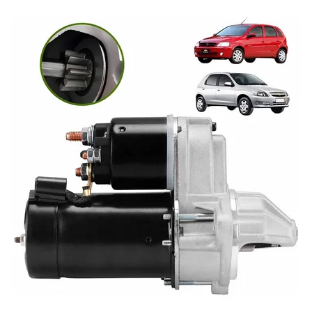 Motor De Partida 9 Dentes Celta Corsa Montana Prisma Meriva
