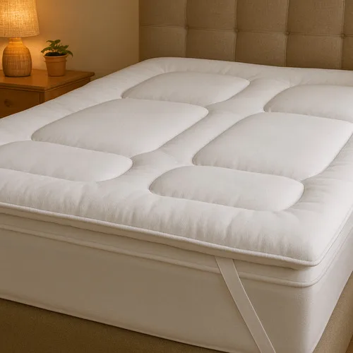 Pillow Top Cama Queen Protetor Colchão 400 Fios Toque Macio