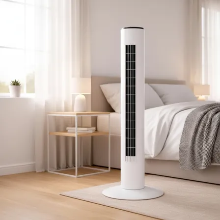 Ventilador Torre Coluna Circulador Potente Silencioso 77cm