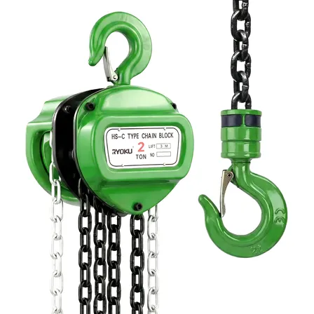 Talha Manual 2 Toneladas 2000 Kg Com Corrente 3 Metros Ryoku