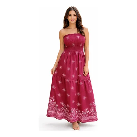 Vestido Tomara Que Caia Longo Feminino Lastex Moda Verão