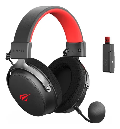 Fone Gamer Havit H2015pro, Sem Fio, 5 Modos - Multiplataform Preto