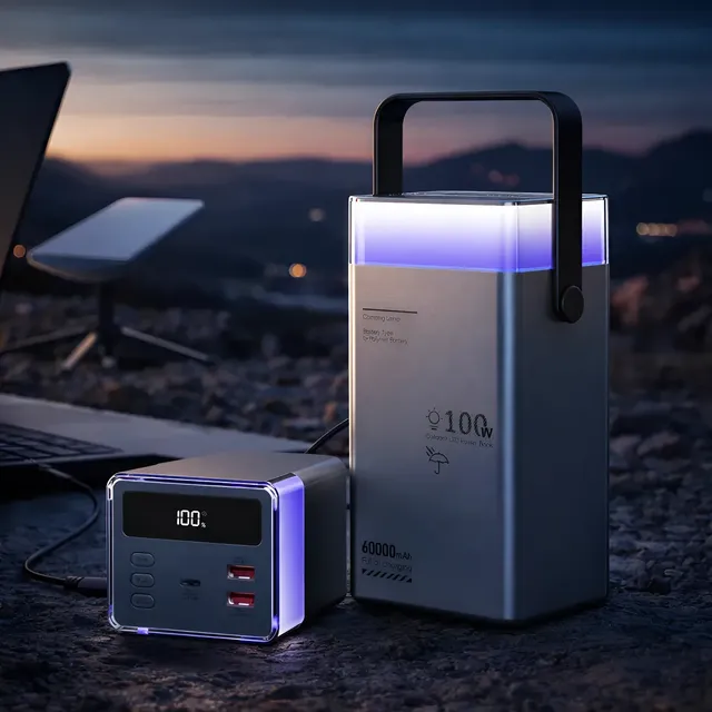 Power Bank 60.000mah Carregador Portátil 100w Starlink Note Cinza