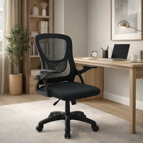 Cadeira De Escritório Ergonômica Confortavel Resistente Mesh