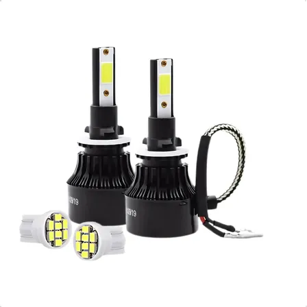 Kit Super Led Techone 8000k 12v H1 H3 H4 H7 H11 Hb4 + Brinde H27