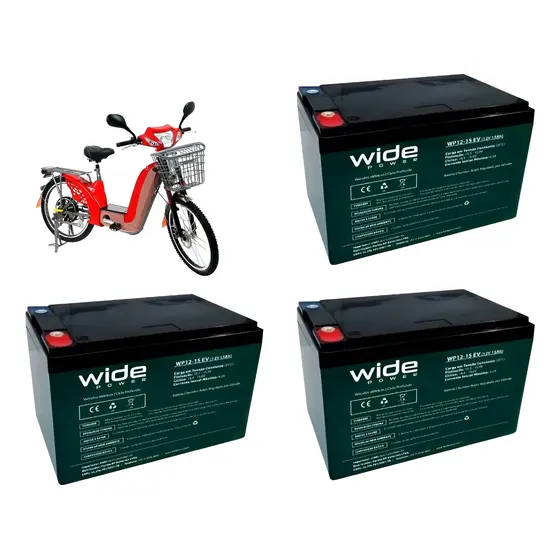 3 Bateria Wide 12v 15ah Bike Elétrica Ciclo Profundo 36v15ah
