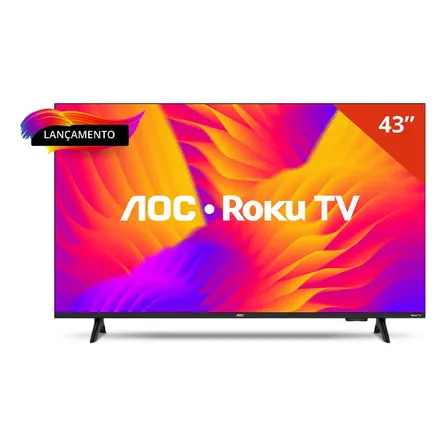 Tv Aoc 43 Led Roku Full Hd 43s5155/78g