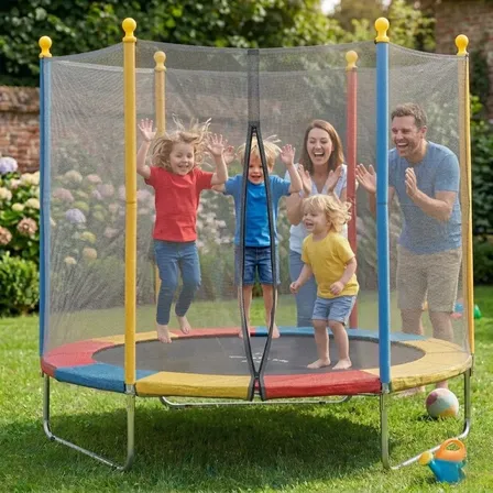 Cama Elástica Infantil Colorida 1,80m Trampolim