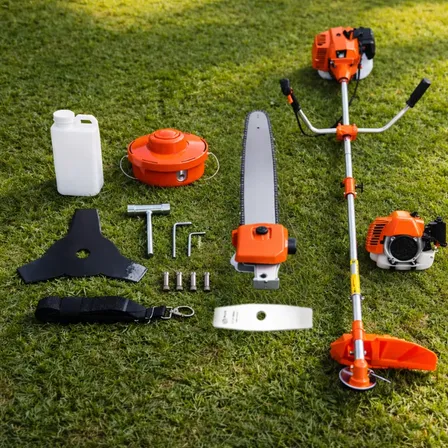 Roçadeira Profissional 8x1 Gasolina 75cc 3.6hp + Motopoda