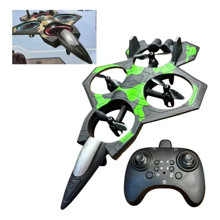Avião Drone Criança Controle Remoto 2.4ghz Com Luz