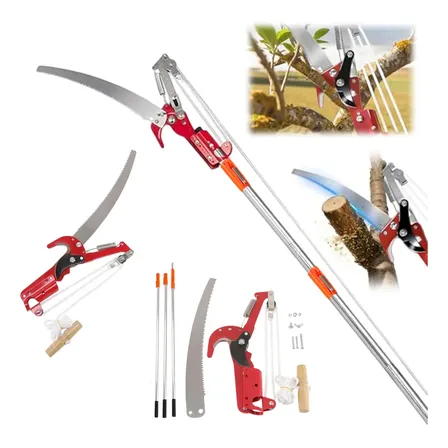 Serrote Podador Galhos Altos 2 Em 1 Cabo Telescópico 3m