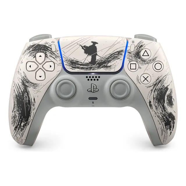 Controle Ps5 Dualsense Edição Limitada Ghost Of Yotei Preto