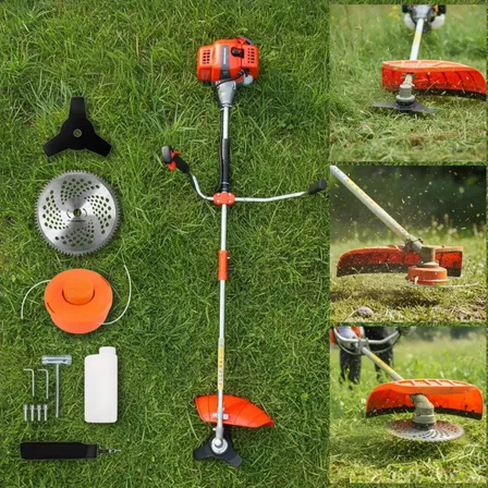 Roçadeira Nakasaki Lateral 75cc 3hp 2t Gasolina + Disco 80d