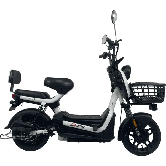 Bicicleta Eletrica Scooter Duos Eko-5 Branco 600w