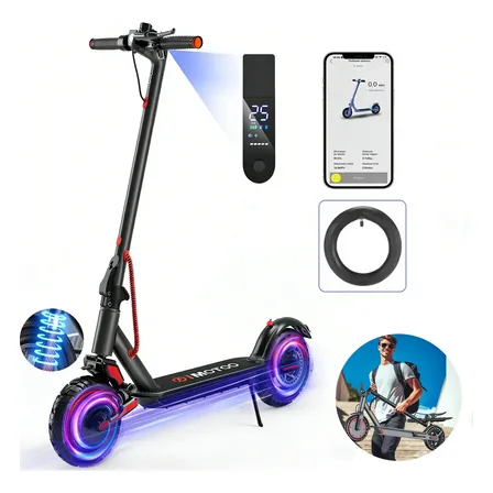 Oimotoo Patinete Elétrico Adulto 500w, 3 Modos Com Suspensão