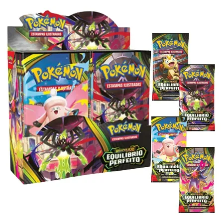 Pokémon Box Booster Caixa Lacrada Equilíbrio Perfeito Copag