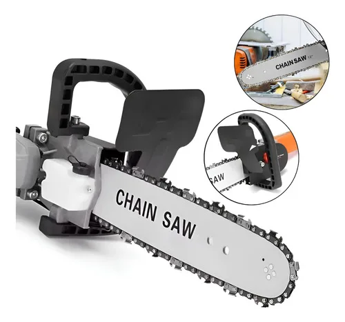 Kit Adaptador Serra Elétrica Para Esmerilhadeira / Lixadeira Prateado