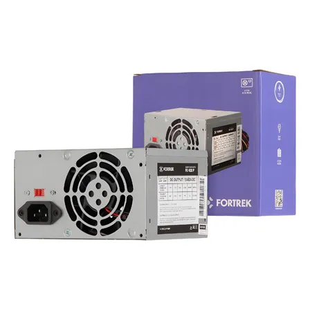 Fonte Fortrek Atx 200w Bivolt Fk420p Para Computador Prateado