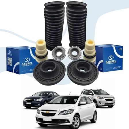 Kit Coxim Sampel Rolamento E Batente Amortecedor Onix Prisma