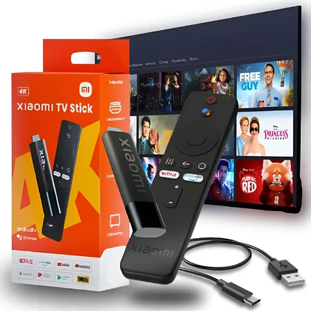 Xiaomi Mi Tv Stick Full Hd 8gb Controle Por Voz De Televisão