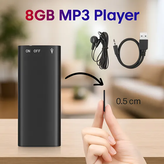 Mini Gravador Voz Som Digital Espião 96h - Micro Escuta Nf Preto