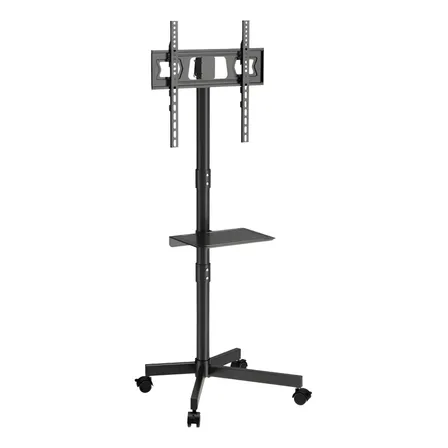 Suporte Pedestal Para Tv De 23 A 60 Com Rodinhas Bandeja