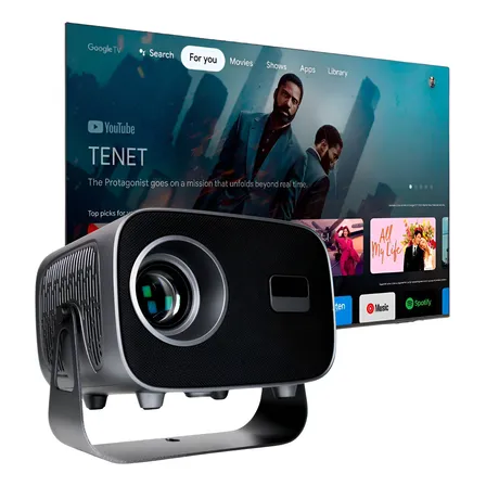 Projetor Portátil Full Hd 4k T15 Pro 10000lm Cores Fortes Hd Preto 127/220v