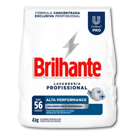 Sabão Em Pó Brilhante Lava Roupas Lavanderia Profissional