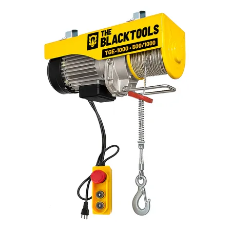 Guincho Elétrico De Coluna 500 A 1 Tonelada Resistente 110v Amarelo 127v 1