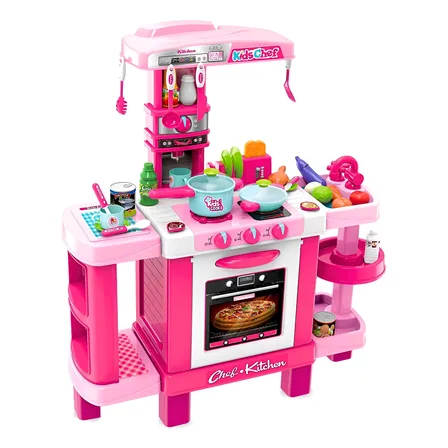 Kit Cozinha Infantil Completa Interativa Com Som E Luz