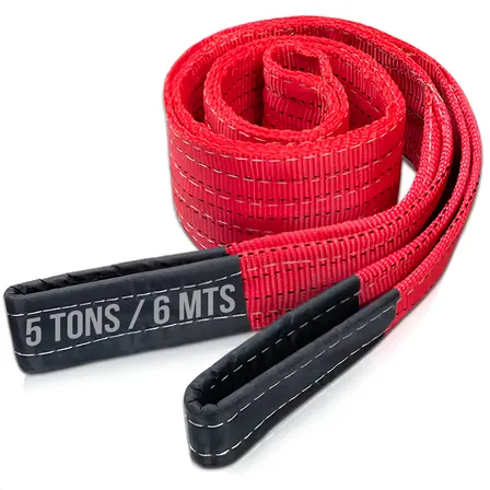 Cinta De Elevação De Carga 5 Toneladas 6 Metros Certificada