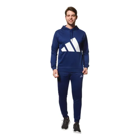 Conjunto Masculino Sportswear French Terry Hooded adidas Dark Blue Lisa G