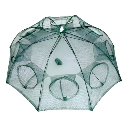 Covo Armadilha Com 8 Furos Peixes Siri Lambari Camarão Iscas Verde