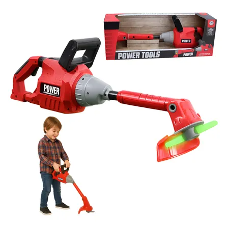 Roçadeira Brinquedo Infantil Menino Cort Grama Realista Luxo