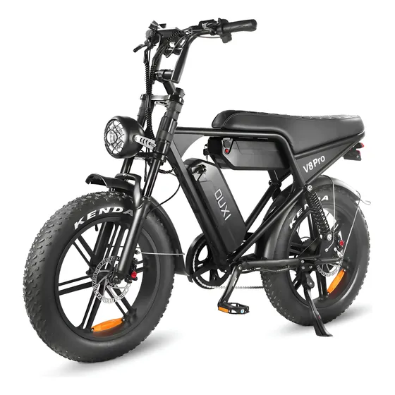 Bicicleta Elétrica V8 Pro S Com Garupa 1000w C/2x Baterias