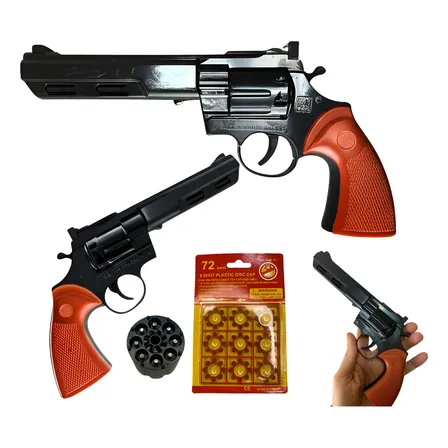 Arma De Brinquedo Revólver De Espoleta Smith Wesson + Shorts