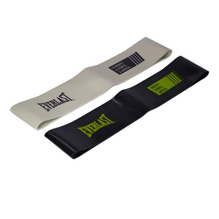 Kit 2 Mini Band Tensão Forte, E Extra Forte Everlast Cinza