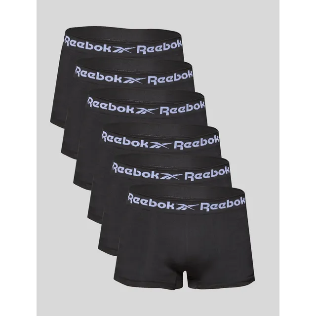 Kit 6x1 Cueca Reebok Boxer Classic Estp Cos Inteiro