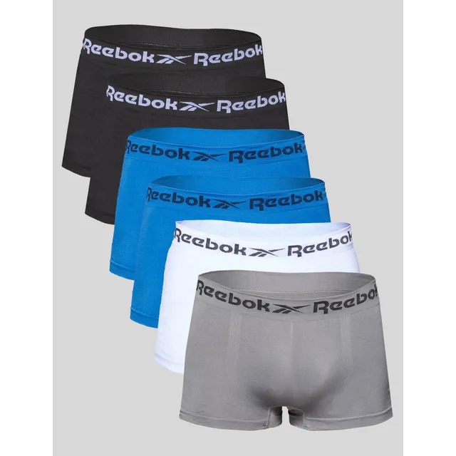 Kit 6x1 Cueca Reebok Boxer Classic Estp Cos Inteiro