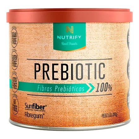 Prebiotic Fibras Prebióticas Nutrify Sunfiber Fibregum 210g Neutro