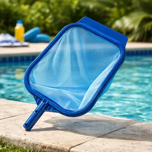 Peneira Para Piscina Rede Plástica Grande Cata Folha Spa