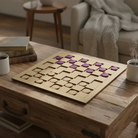 Jogo De Damas Adaptado Tátil Inclusão Aee Mdf 30×30 Cm