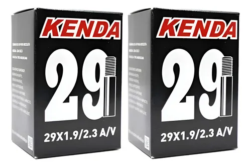 Par Câmara Ar Mountain Bike Aro 29x1.9/2.3 Kenda V.americana Schrader