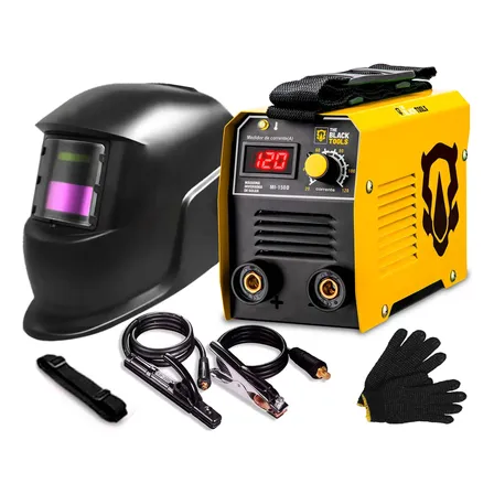 Máquina De Solda Profissional Inversora Mini Mma + Brinde