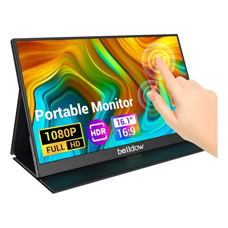 Monitor Portátil 15,6 Inch Hdmi Ps4 Pc Android Switch Preto 127/220v