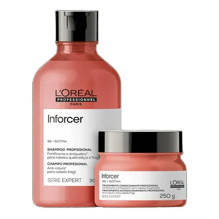 Kit L’oréal Professionnel Inforcer Treat (2 Produtos) Blz Única