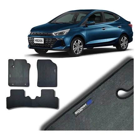 Tapete Automotivo Borracha Hb20s 2012 A 2024