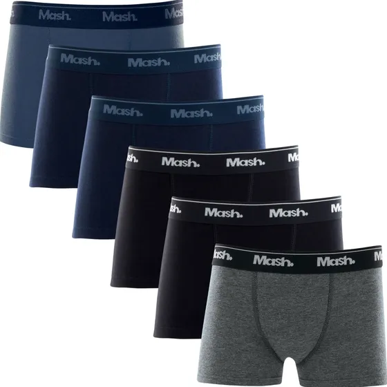 Kit 6 Cuecas Boxer Juvenil Infantil Mash Box Algodão