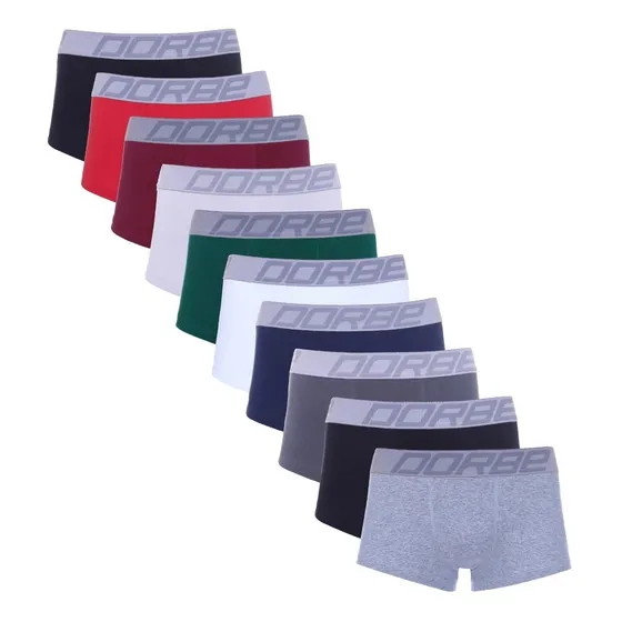 Kit 10 Cuecas Sunga Dorbe Algodão Qualidade Superior Adulto