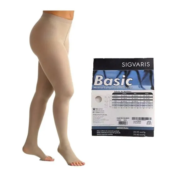 Meia Calça Média Compressão 20-30mmhg Basic Sigvaris